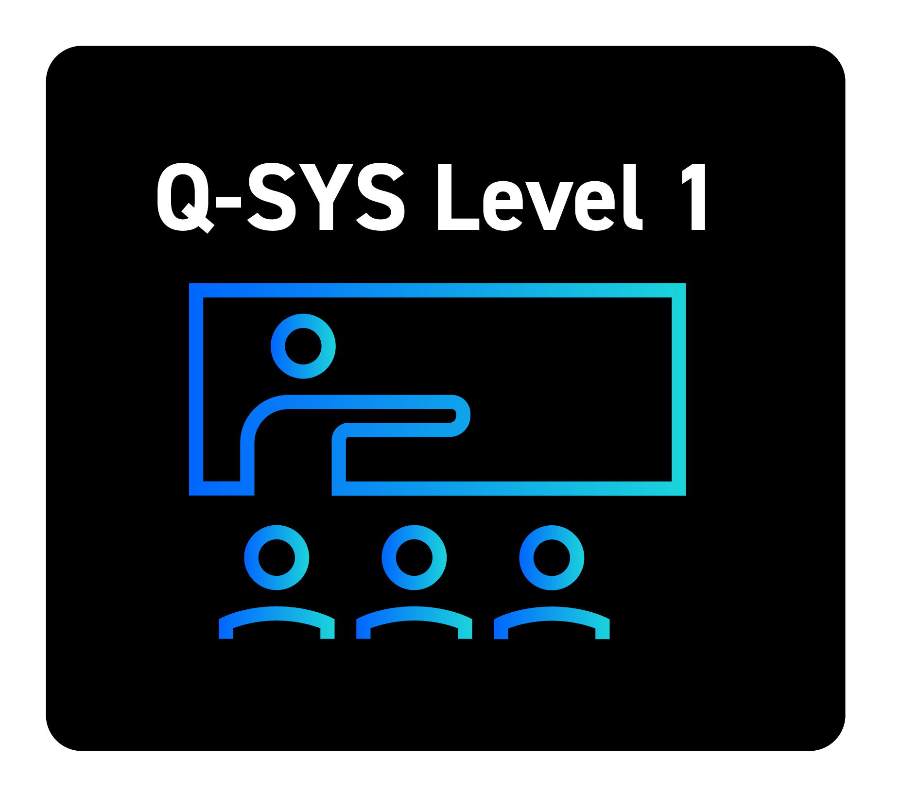 Q-SYS Level 1 Icon